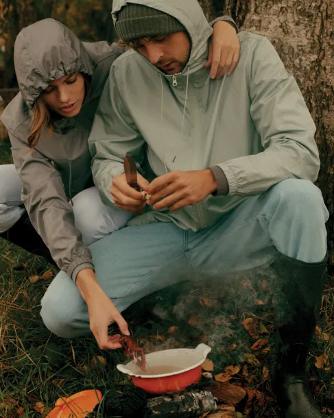  Iqoniq Logan unisex lagana jakna od recikliranog poliestera - iqoniq silver grey