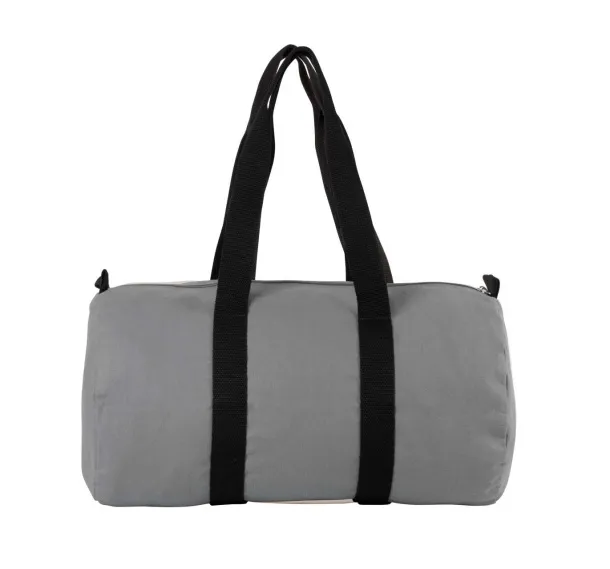  COTTON CANVAS HOLD-ALL BAG - Kimood Grey Black