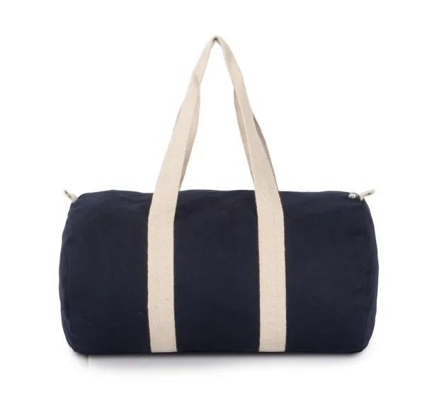  COTTON CANVAS HOLD-ALL BAG - Kimood Navy Off White