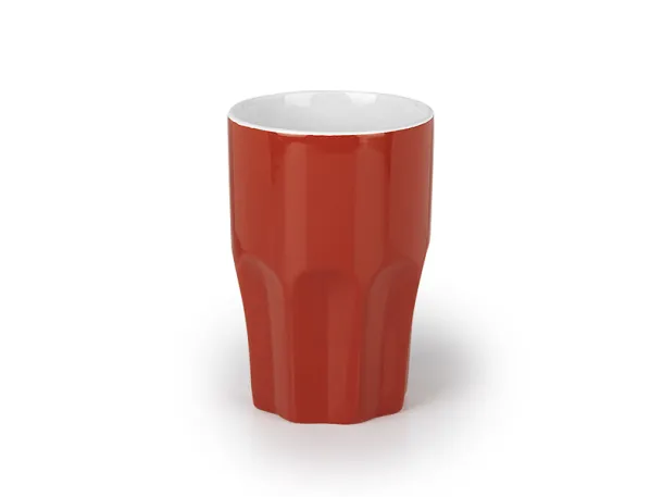 MILKY keramička šalica, 350 ml Crvena