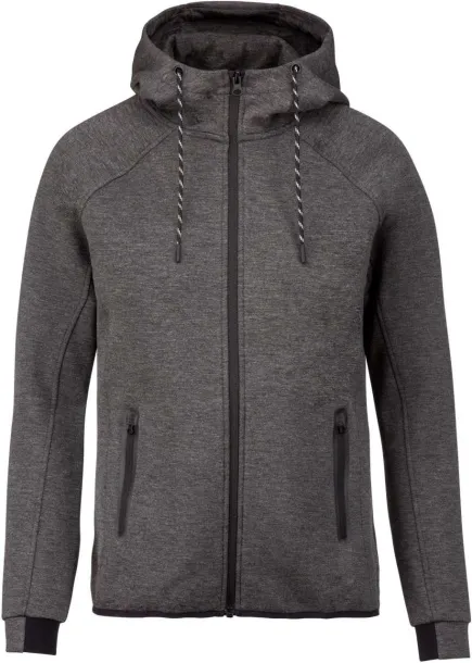  Muška hoodica s patentom, 310 g/m2 - Proact Deep Grey Heather