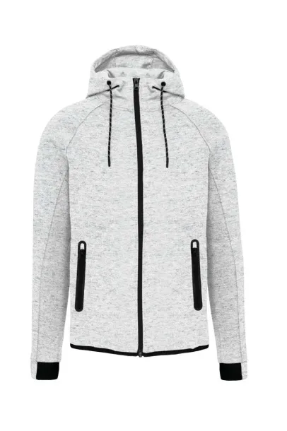  Muška hoodica s patentom, 310 g/m2 - Proact Ash Heather
