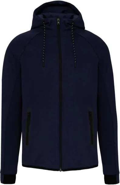  Muška hoodica s patentom, 310 g/m2 - Proact French Navy Heather