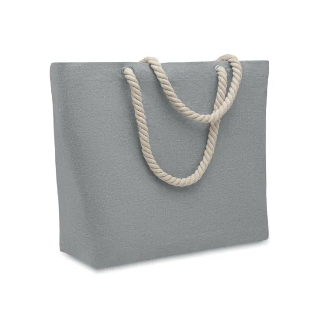 MARE Cord handle beach bag 220gr/m² Grey