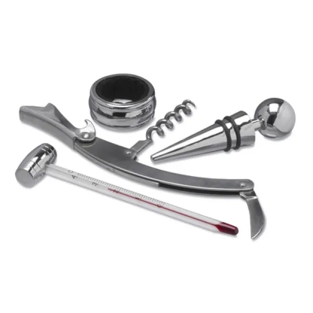  Wine set, 4 pcs Srebrna