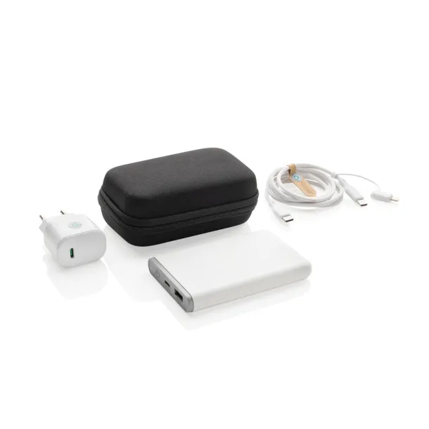  Surge RCS recyled PET 20W type C 3 pcs charging set - XD Collection Black