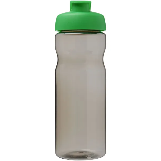 H2O Active® Eco Base 650 ml flip lid sport bottle Transparent green Charcoal