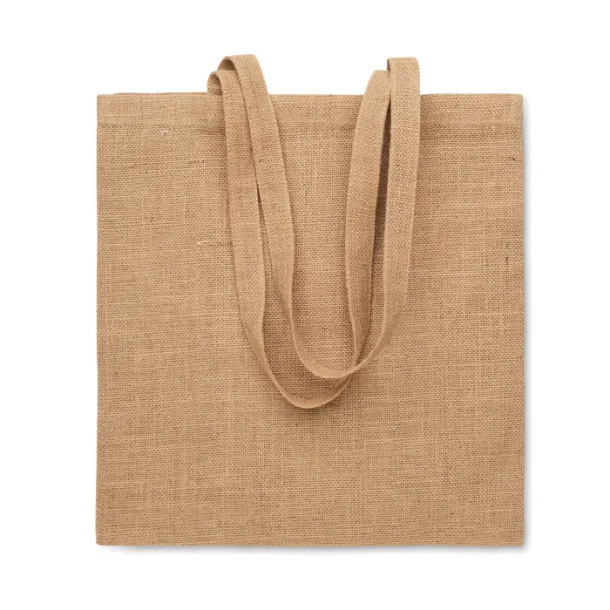 ZOLANG Jute long handled shopping bag Beige