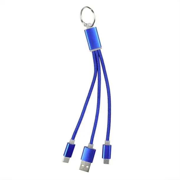  Charging cable, keyring Mornarski plava