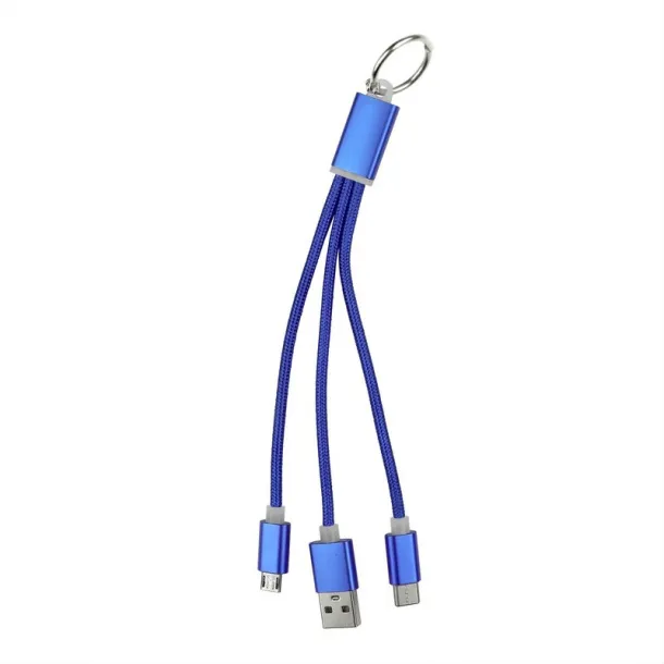  Charging cable, keyring Mornarski plava