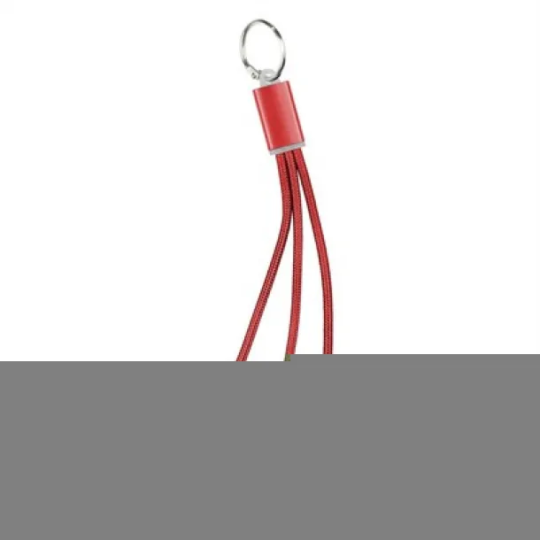  Kabel za punjenje s privjeskom Crvena