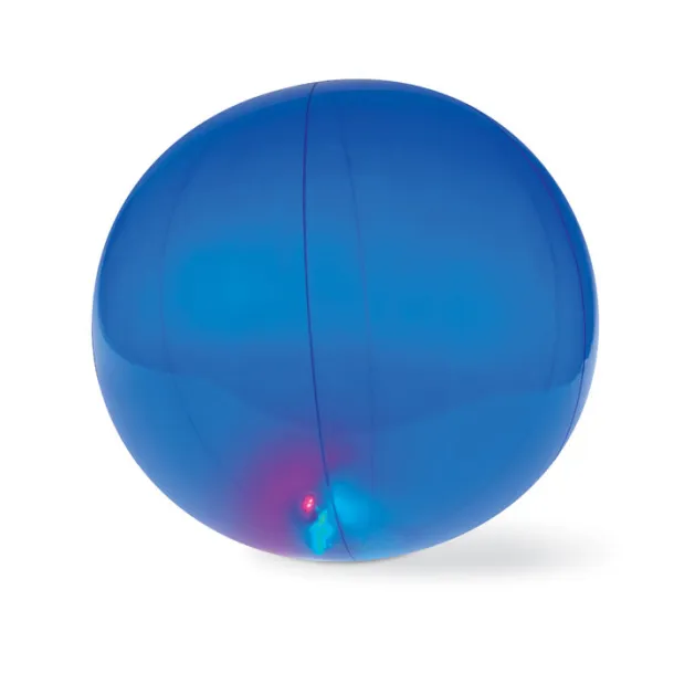 LIGHTY Inflatable beachball w light transparent blue