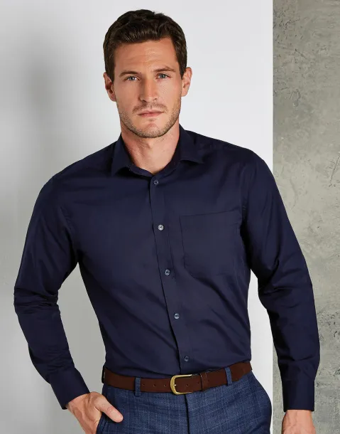  Tailored Fit Poplin Shirt - Kustom Kit