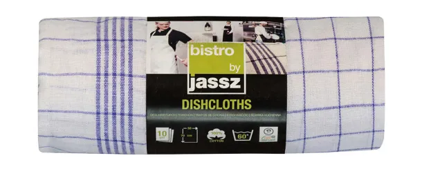  Dishcloth Milan (10-Pack) - SG Accessories - BISTRO (Ex JASSZ Bistro) Bijela Plava