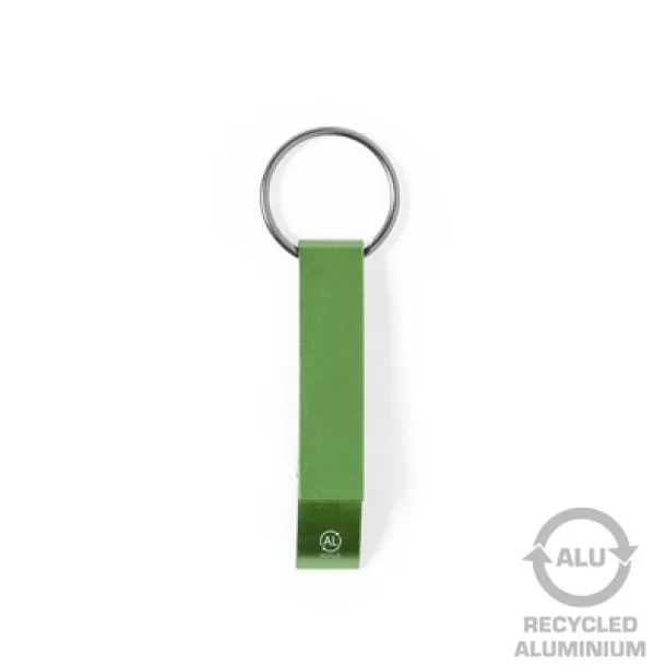  Keyring, recycled aluminium bottle opener 45533C