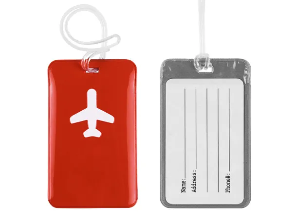 TROTERO travel tag Red