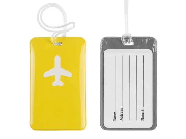TROTERO travel tag Yellow