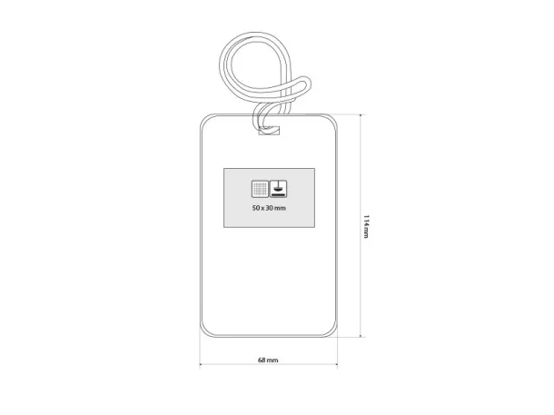 TROTERO travel tag Kiwi