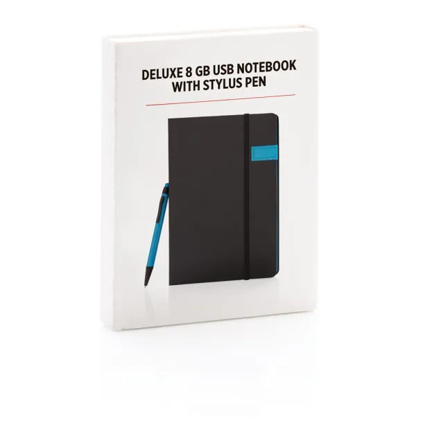  Deluxe 8GB USB notebook with stylus pen 299 Black