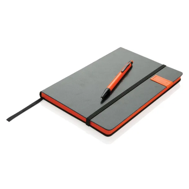  Deluxe 8GB USB notebook with stylus pen Orange Black