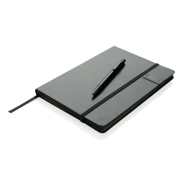  Deluxe 8GB USB notebook with stylus pen Black Black