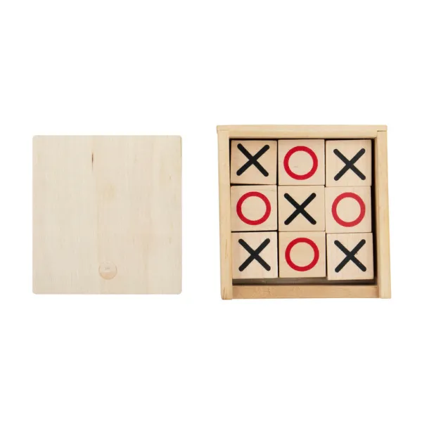  Tic Tac Toe game brown