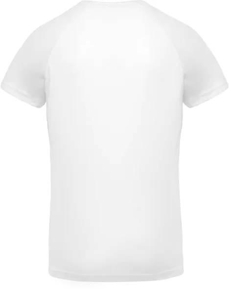  MEN’S V-NECK SHORT SLEEVE SPORTS T-SHIRT - Proact White