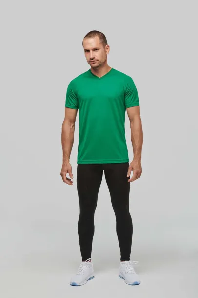  MEN’S V-NECK SHORT SLEEVE SPORTS T-SHIRT - Proact Kelly Green