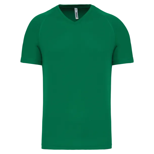  MEN’S V-NECK SHORT SLEEVE SPORTS T-SHIRT - Proact Kelly Green