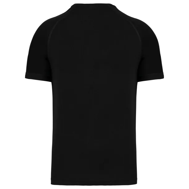  MEN’S V-NECK SHORT SLEEVE SPORTS T-SHIRT - Proact Black