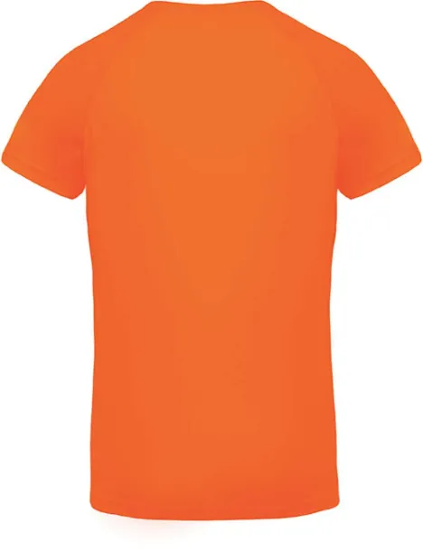  MEN’S V-NECK SHORT SLEEVE SPORTS T-SHIRT - Proact Fluorescent Orange