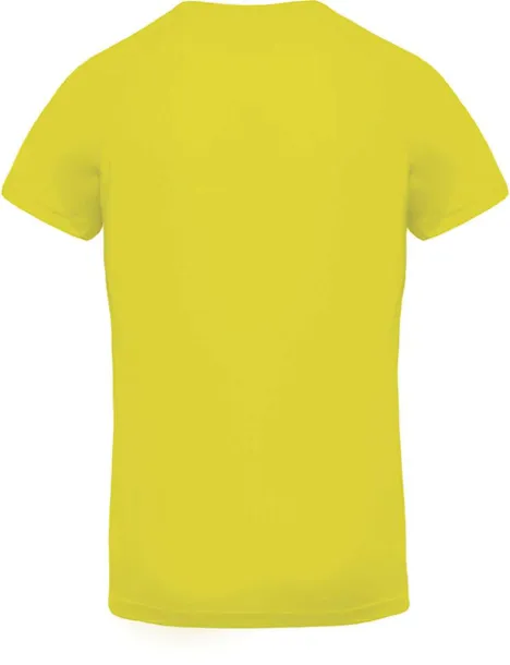  MEN’S V-NECK SHORT SLEEVE SPORTS T-SHIRT - Proact Fluorescent Yellow