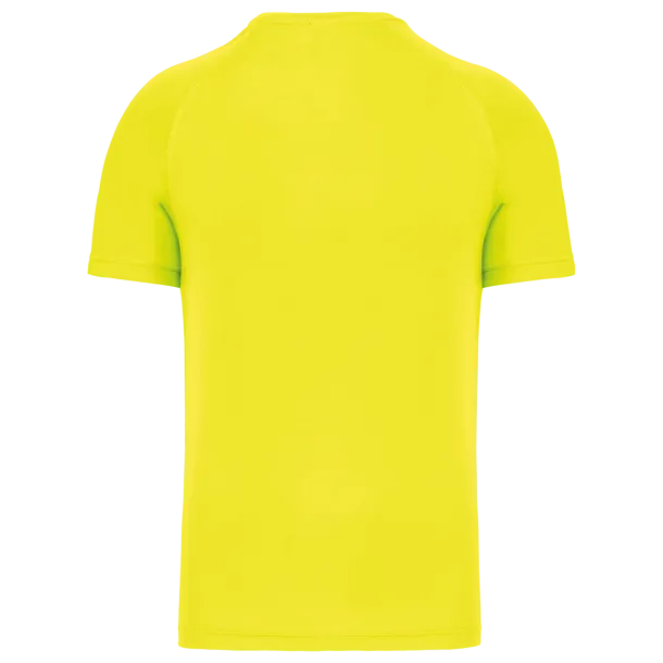  MEN’S V-NECK SHORT SLEEVE SPORTS T-SHIRT - Proact Fluorescent Yellow