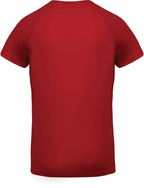  MEN’S V-NECK SHORT SLEEVE SPORTS T-SHIRT - Proact Red