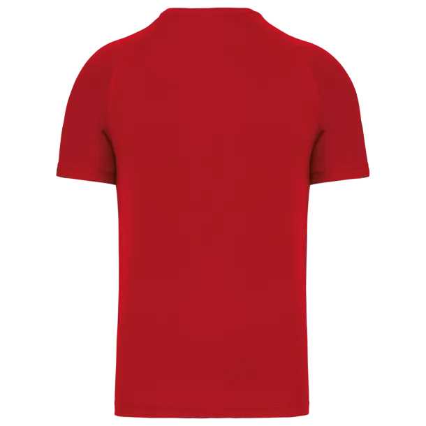  MEN’S V-NECK SHORT SLEEVE SPORTS T-SHIRT - Proact Red