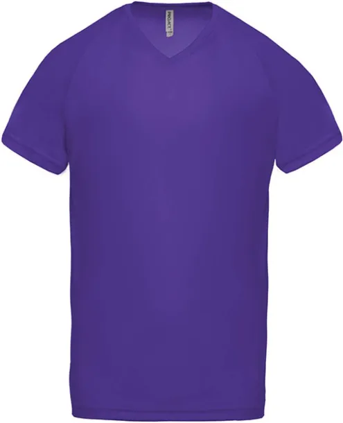  MEN’S V-NECK SHORT SLEEVE SPORTS T-SHIRT - Proact Violet