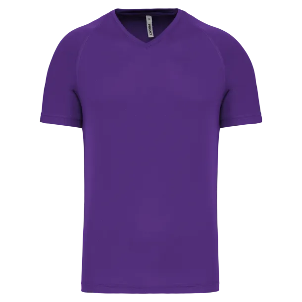  MEN’S V-NECK SHORT SLEEVE SPORTS T-SHIRT - Proact Violet