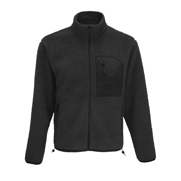  SOL'S FURY jacket - SOL'S Carbon Grey Black