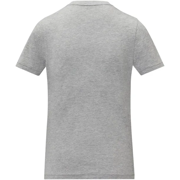 Somoto ženska majica kratkih rukava s V-izrezom - Elevate Life Heather grey