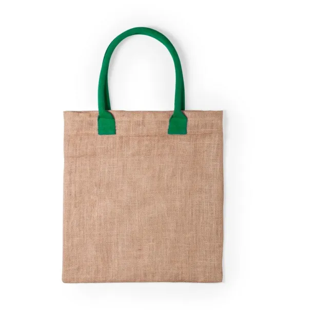  Jute shopping bag with cotton handles 45533C