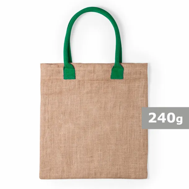  Jute shopping bag with cotton handles 45533C