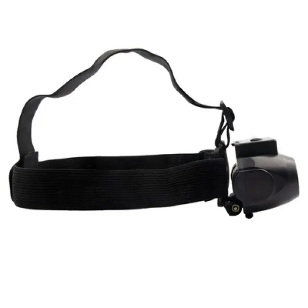  Head torch with LED and COB light Crna