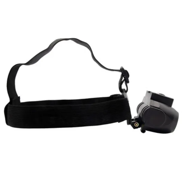  Head torch with LED and COB light Crna
