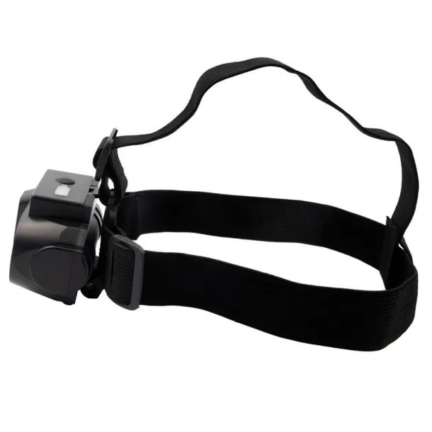  Head torch with LED and COB light Crna