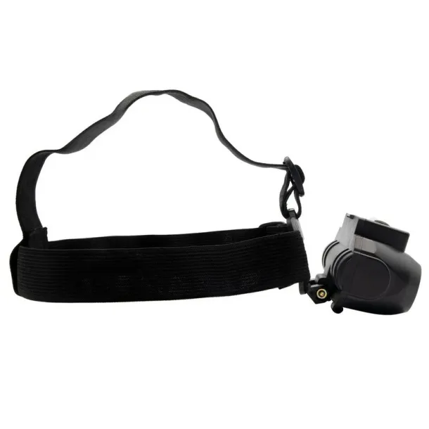  Head torch with LED and COB light Crna