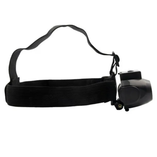  Head torch with LED and COB light Crna