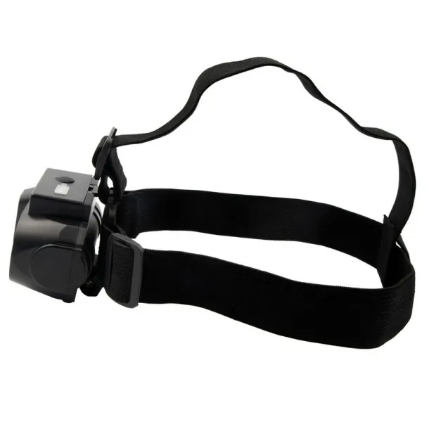  Head torch with LED and COB light black