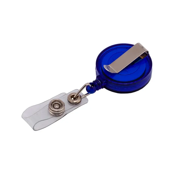 SKI SMALL skipass tag with clip Blue