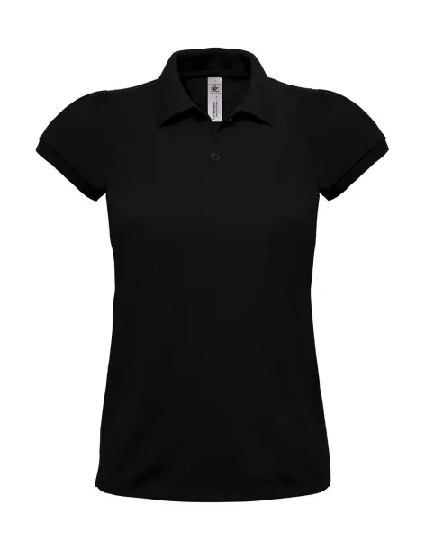  Ženska polo majica, 230 g/m² - B&C Crna