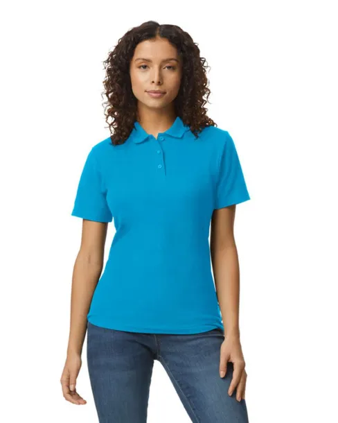  SOFTSTYLE LADIES' DOUBLE PIQUÉ POLO - Gildan Safir